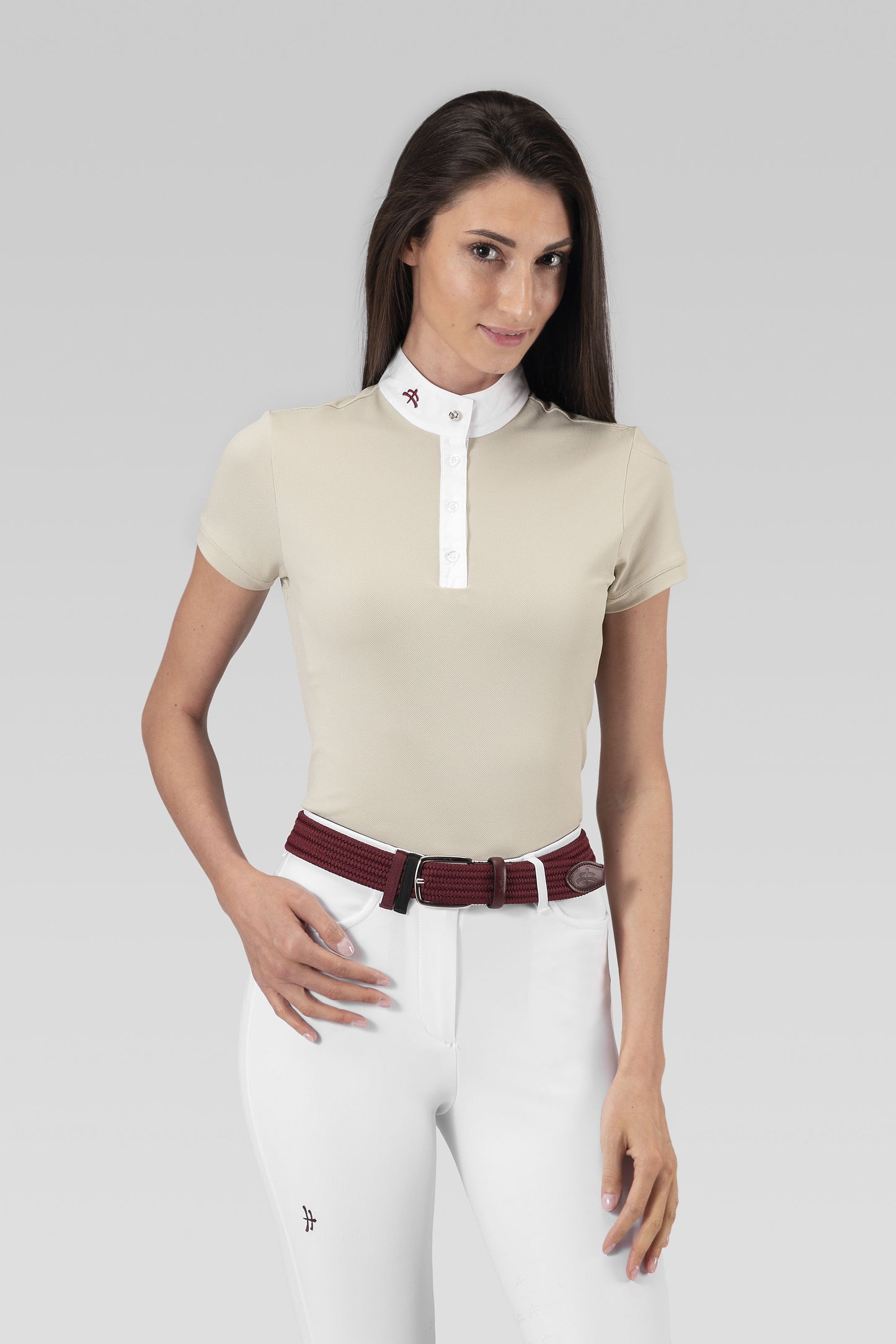 CAROLINE Ladies riding polo shirt