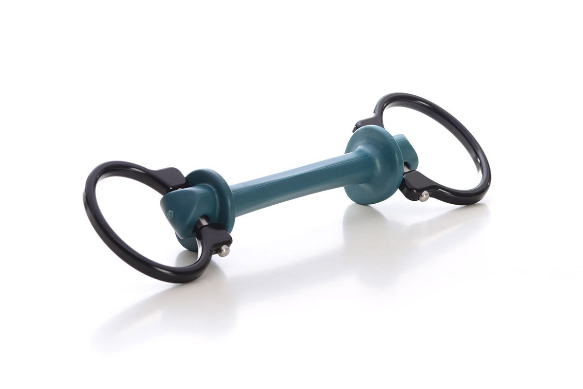 Bit | Big Egg Butt snaffles | medium hardness | Makebe | Limobits | black | technical aluminium | stainless steel