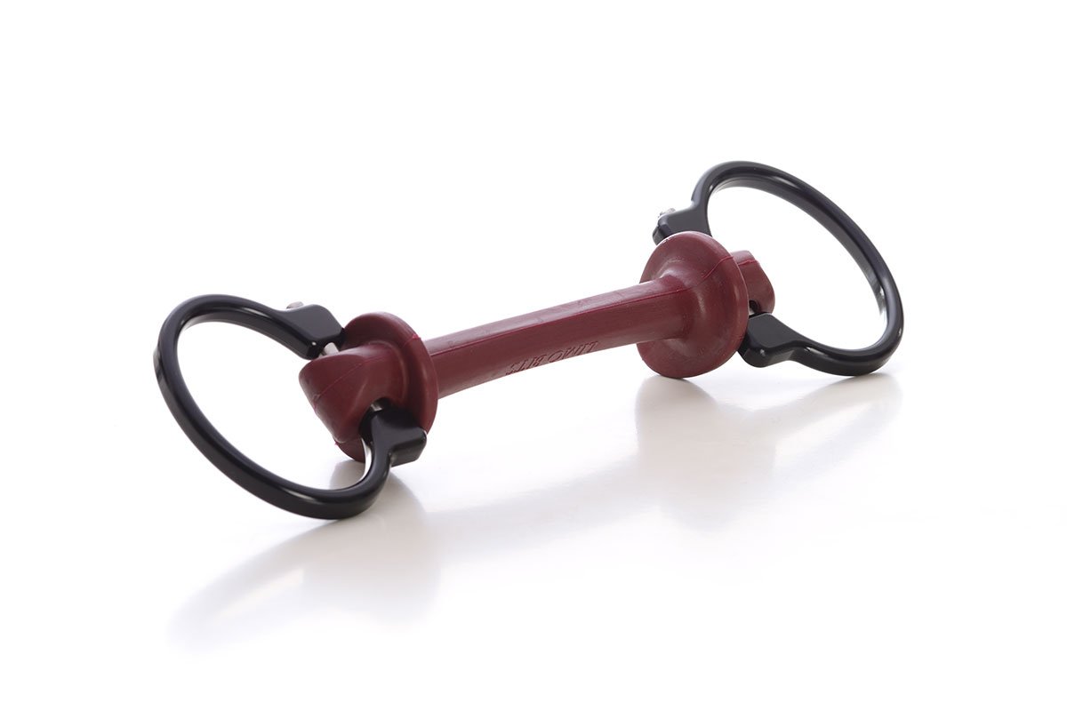 Bit | Big Egg Butt snaffles | soft hardness | Makebe | Limobits | black | technical aluminium | stainless steel