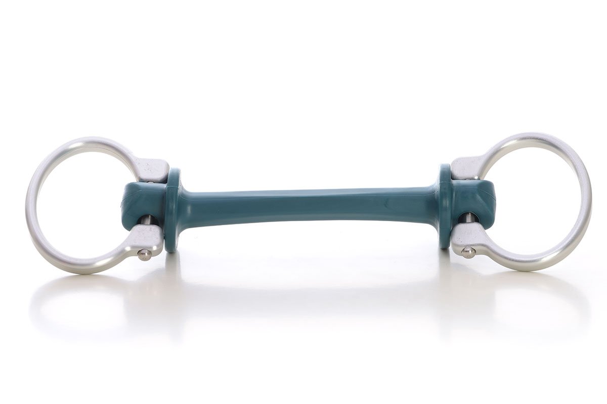 Bit | Big Egg Butt snaffles | medium hardness | Makebe | Limobits | silver | technical aluminium | stainless steel