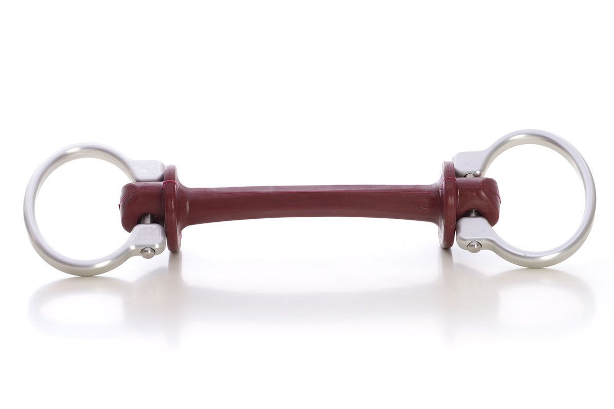 Bit | Big Egg Butt snaffles | soft hardness | Makebe | Limobits | silver | technical aluminium | stainless steel