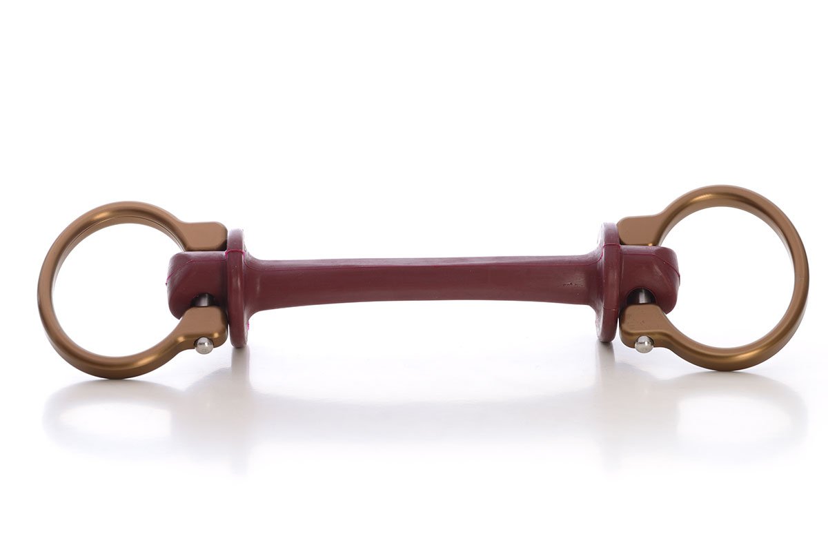 Bit | Big Egg Butt snaffles | soft hardness | Makebe | Limobits | bronze | technical aluminium | stainless steel