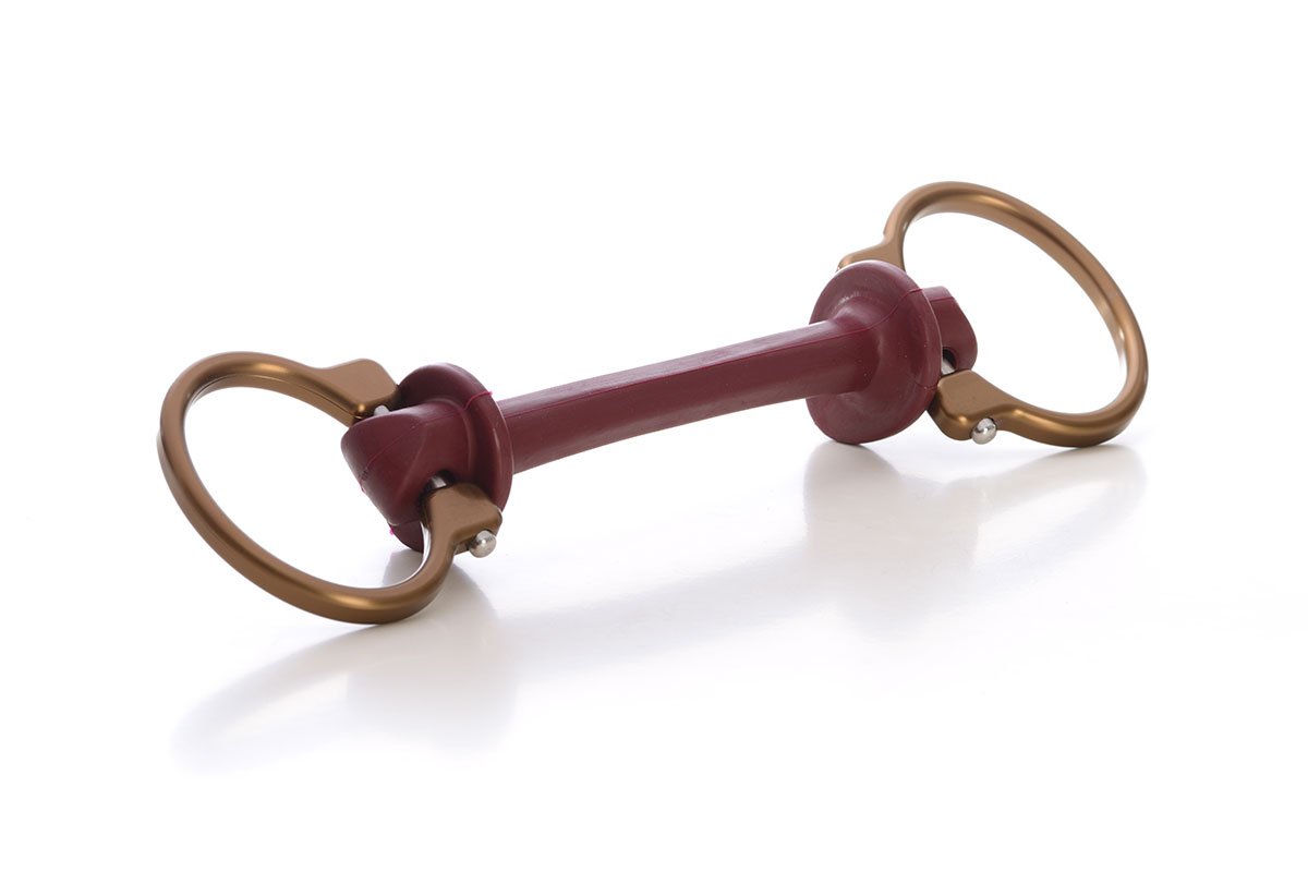 Bit | Big Egg Butt snaffles | soft hardness | Makebe | Limobits | bronze | technical aluminium | stainless steel