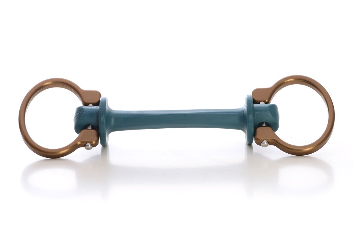 Bit | Big Egg Butt snaffles | medium hardness | Makebe | Limobits | bronze | technical aluminium | stainless steel