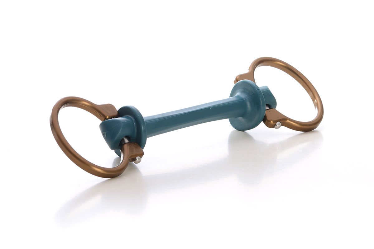 Bit | Big Egg Butt snaffles | medium hardness | Makebe | Limobits | bronze | technical aluminium | stainless steel