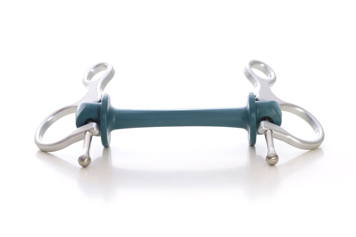 Half Cheek | Bit | Limobits | Makebe | stainless steel | aluminum | technical | horse accessories | medium hardness | silver