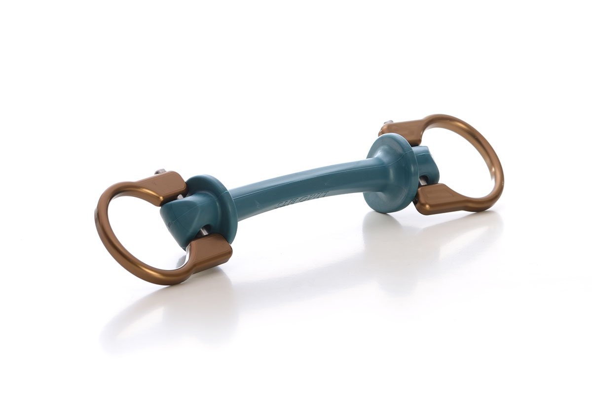 Small Egg Butt Bit | thermoplastic elastomer | different hardnesses | medium hardness | medium | Limobit | Makebe | bit  | horse accessories | riding accessories | riding | horse mouth | sensitive horses | horse mouth illnesses | prevent pinching | no air ingestion | foods and drugs approved | no pain | comfort | solid aluminum | solid CNC aluminum | swedish stainless steel | stainless steel | resistance | resistant | no breaking | bronze |