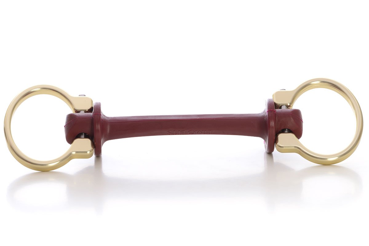 Bit | Big Egg Butt snaffles | soft hardness | Makebe | Limobits| gold | technical aluminium | stainless steel