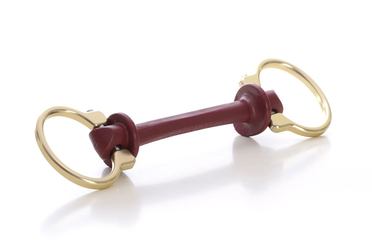 Bit | Big Egg Butt snaffles | soft hardness | Makebe | Limobits | gold | technical aluminium | stainless steel