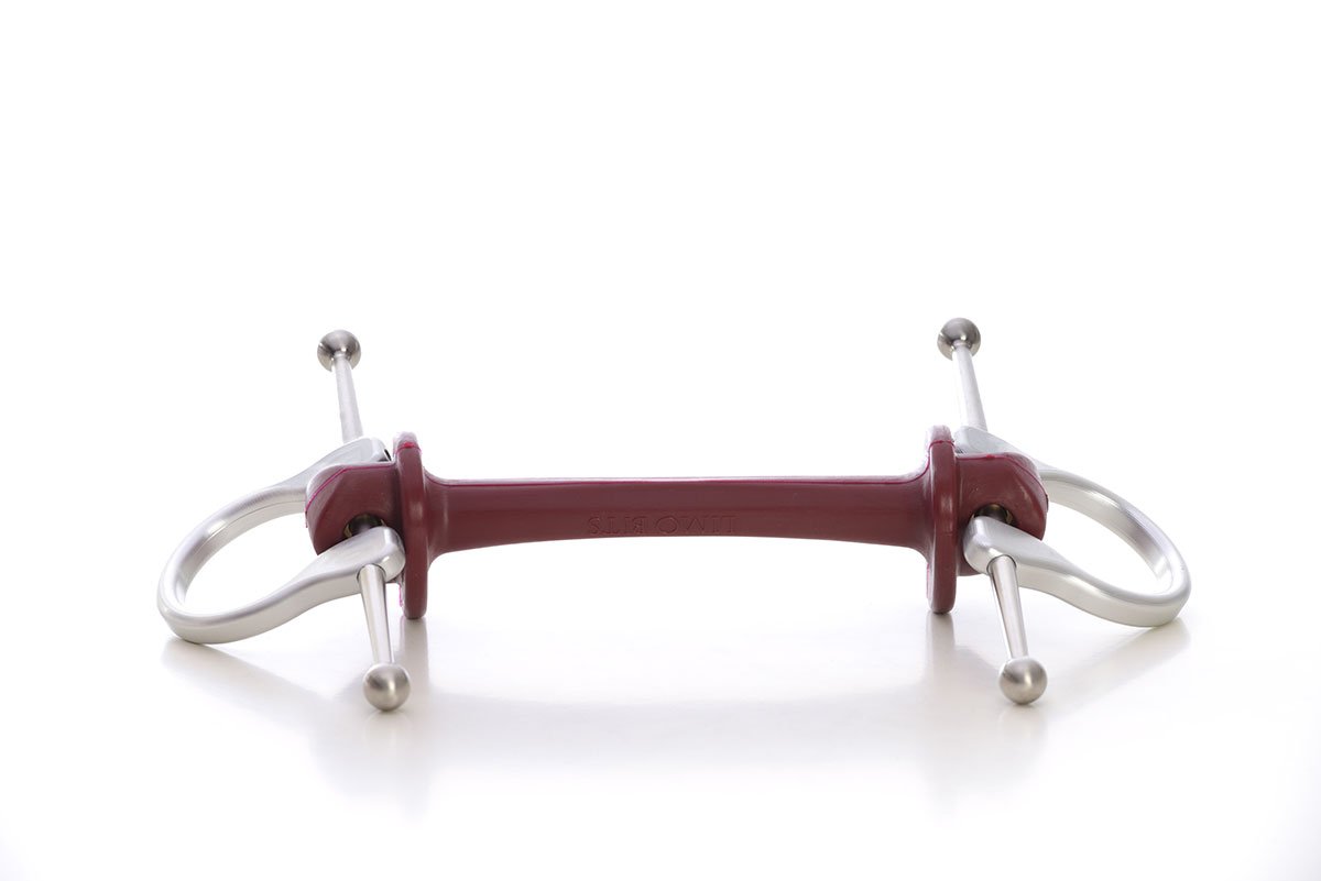 Full Cheek Short | Bit | Limobits | Makebe | steinless steel | aluminum | technical | horse accessories | soft hardness | silver