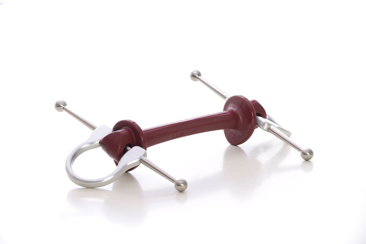 Full Cheek Short | Bit | Limobits | Makebe | steinless steel | aluminum | technical | horse accessories | soft hardness | silver