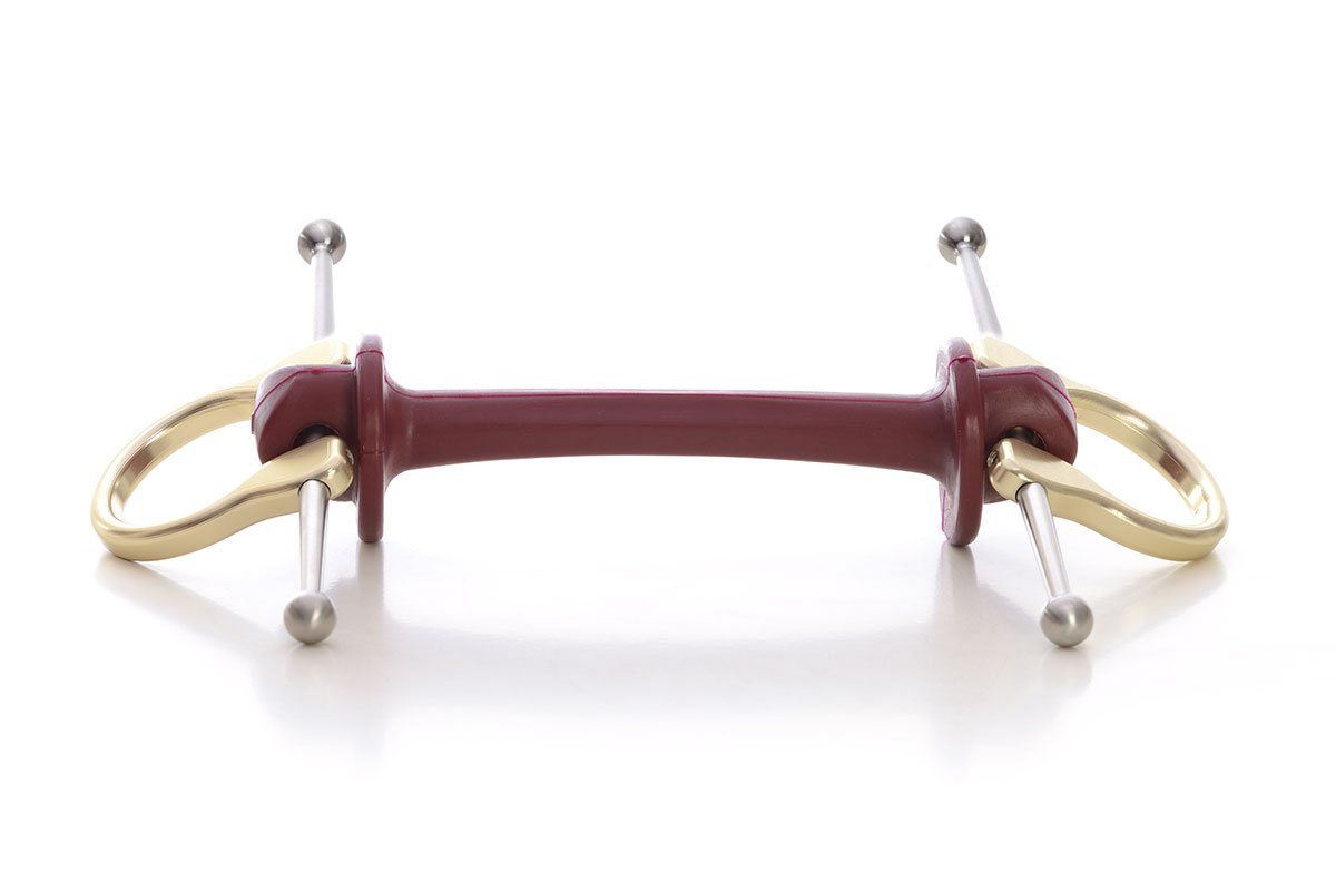 Full Cheek Short | Bit | Limobits | Makebe | stainless steel | aluminum | technical | horse accessories | soft hardness | gold