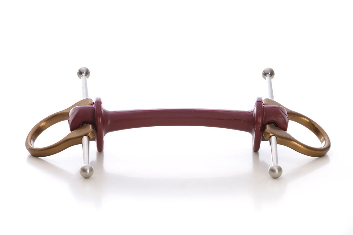Full Cheek Short | Bit | Limobits | Makebe | stainless steel | aluminum | technical | horse accessories | soft hardness | bronze