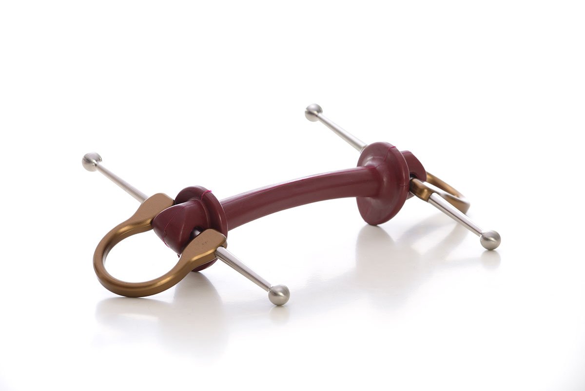 Full Cheek Short | Bit | Limobits | Makebe | stainless steel | aluminum | technical | horse accessories | soft hardness | bronze