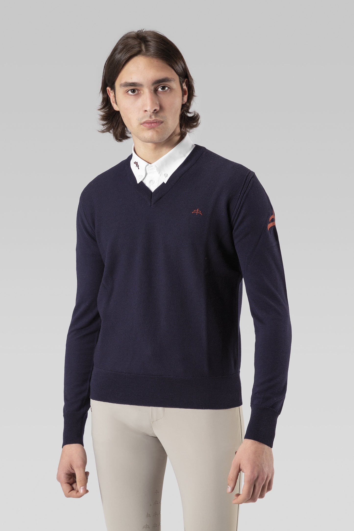 Men Merinos wool sweater mod. NICOLA