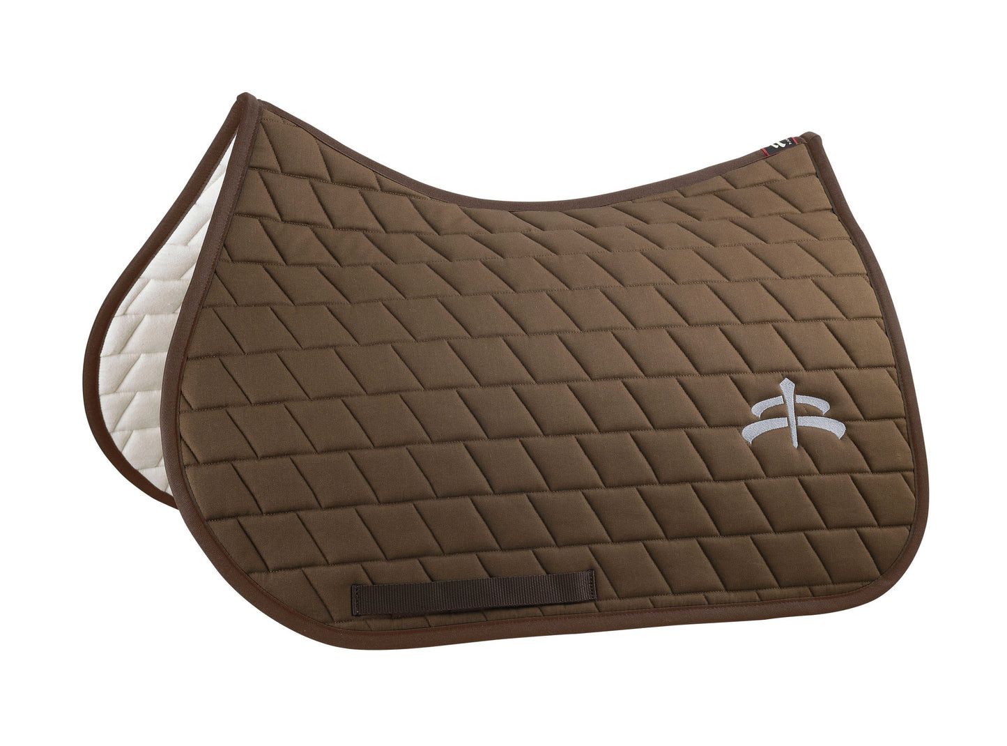 Jump carded saddle pad with Makebe logo
