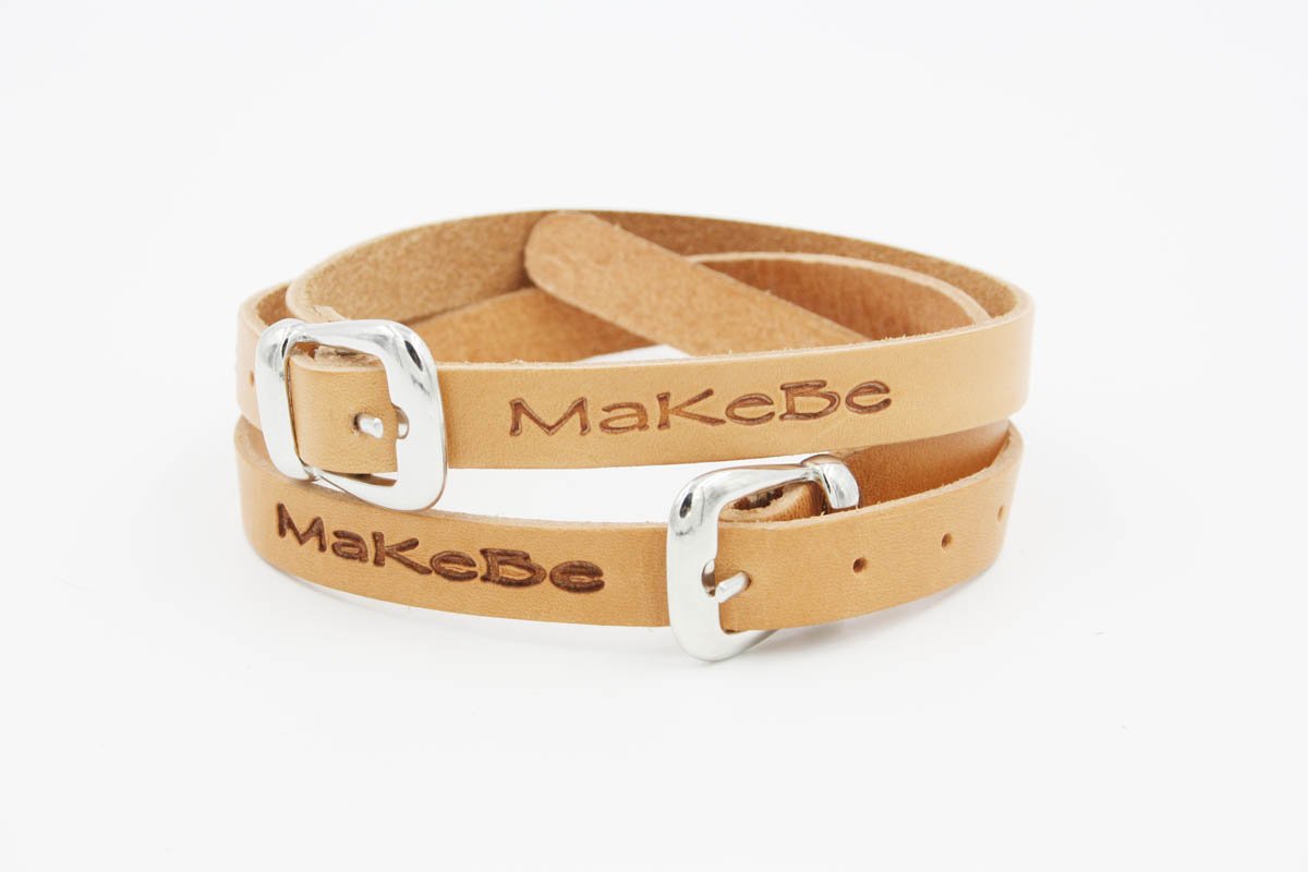 Spur Leather Strap | spur | made in Italy | Makebe | technical | unisex | agility fit | strap | spur strap | horse | riding | equestrian | leather | beige | light brown | neutral |
