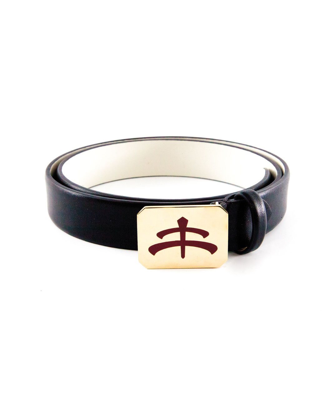 Luxy Glaze Belt | Leather Nappa and brass | leather belt | brass | Makebe | equestrian | fashion accessories | riding accessories | belt | elegance | black |