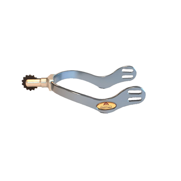 Spur with tooth rowel interchangeable kit | final interchangeable kit | final interchangeable | spur | technical | Makebe | equestrian | riding | horse | combinations of terminals | terminals | Lightweight | Durable | Ergonomic | titanium |