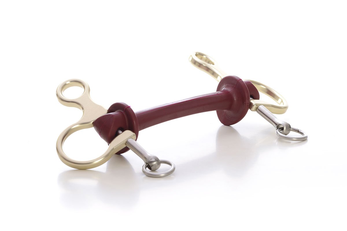 Long Pelham Bit | Thermoplastic elastomer | different hardnesses | soft hardness | soft | Limobit | Makebe | bit | snaffle | curb bit | horse accessories | riding accessories | riding | horse mouth | sensitive horses | horse mouth illnesses | prevent pinching | no air ingestion | foods and drugs approved | no pain | comfort | solid aluminum | solid CNC aluminum | swedish stainless steel | stainless steel | resistance | resistant | no breaking | gold | champagne | 