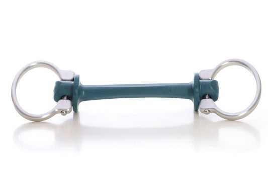 Bit | Big Egg Butt snaffles | medium hardness | Makebe | Limobits | silver | technical aluminium | stainless steel