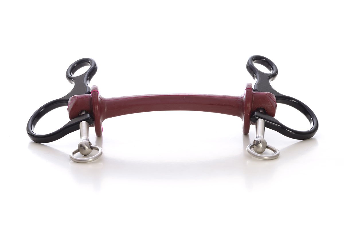 Long Pelham Bit | Thermoplastic elastomer | different hardnesses | soft hardness | soft | Limobit | Makebe | bit | snaffle | curb bit | horse accessories | riding accessories | riding | horse mouth | sensitive horses | horse mouth illnesses | prevent pinching | no air ingestion | foods and drugs approved | no pain | comfort | solid aluminum | solid CNC aluminum | swedish stainless steel | stainless steel | resistance | resistant | no breaking | black | 
