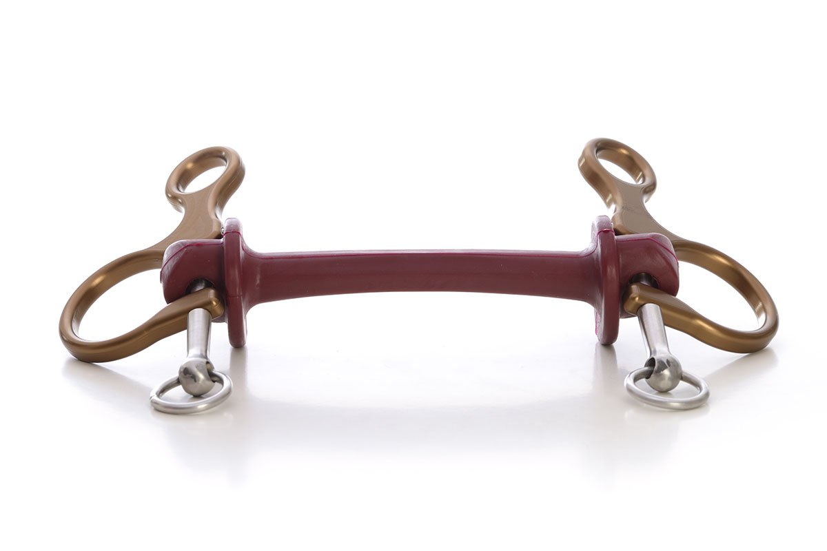 Long Pelham Bit | Thermoplastic elastomer | different hardnesses | soft hardness | soft | Limobit | Makebe | bit | snaffle | curb bit | horse accessories | riding accessories | riding | horse mouth | sensitive horses | horse mouth illnesses | prevent pinching | no air ingestion | foods and drugs approved | no pain | comfort | solid aluminum | solid CNC aluminum | swedish stainless steel | stainless steel | resistance | resistant | no breaking | bronze | 
