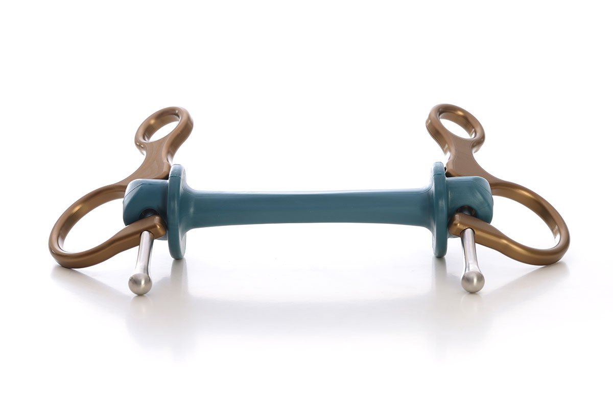 Half Cheek | Bit | Limobits | Makebe | stainless steel | aluminum | technical | horse accessories | medium hardness | bronze