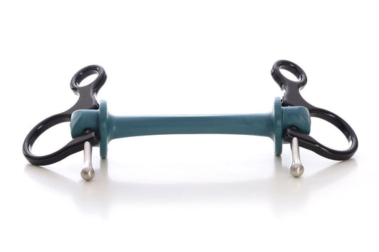 Half Cheek | Bit | Limobits | Makebe | stainless steel | aluminum | technical | horse accessories | medium hardness | black