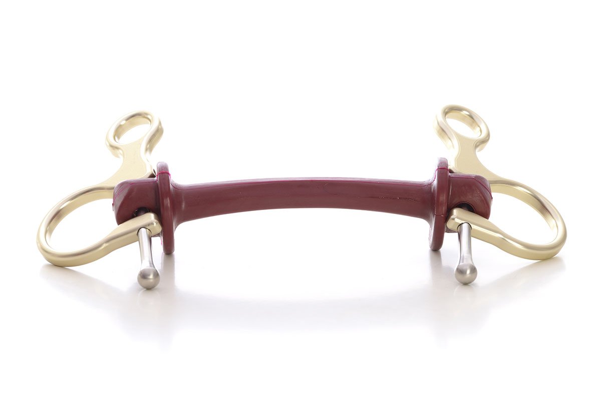 Half Cheek | Bit | Limobits | Makebe | stainless steel | aluminum | technical | horse accessories | soft hardness | gold