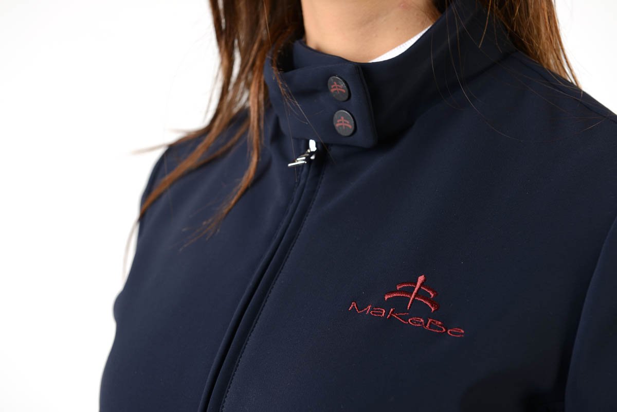 Ladies bomber | lady bomber | model ELENA | clothing | Makebe | equestrian | leisure time | blue 