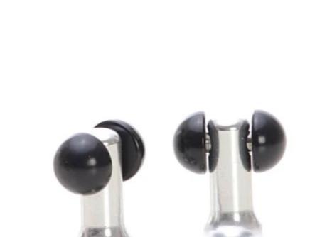 Spur roller ball | final interchangeable kit | final interchangeable | spur | technical Makebe | equestrian | riding | horse | combinations of terminals | terminals | silver |